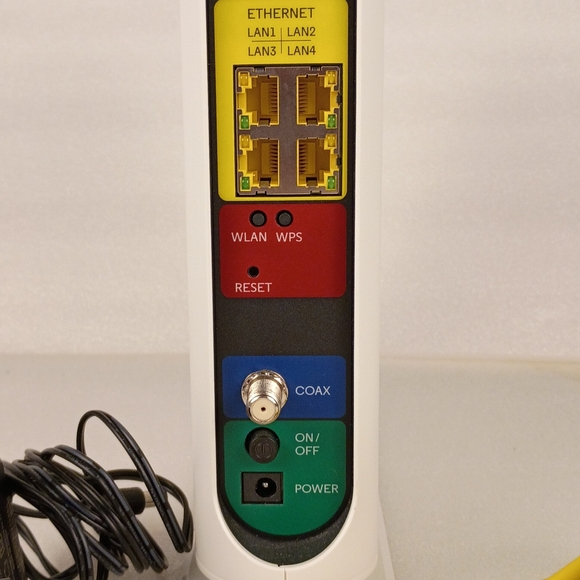 Motorola Modem Router with Colorful Ports - Picture 3 of 4